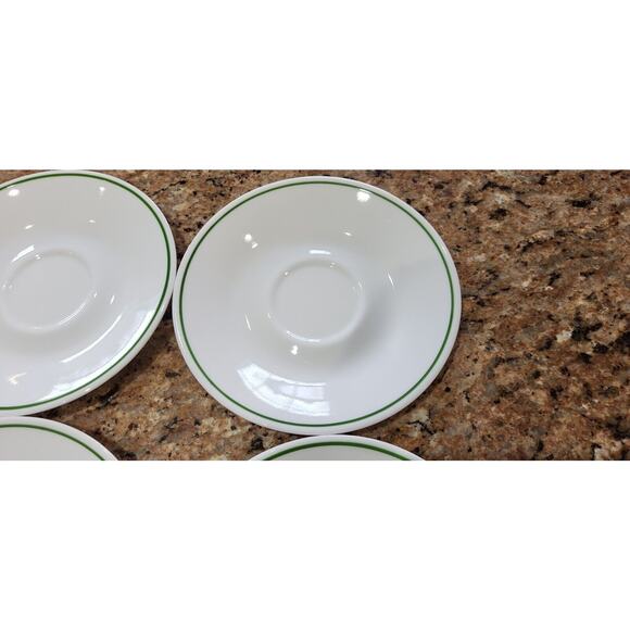 Corelle Green Rim Saucer (Set Of 4) - Picture 6 of 16